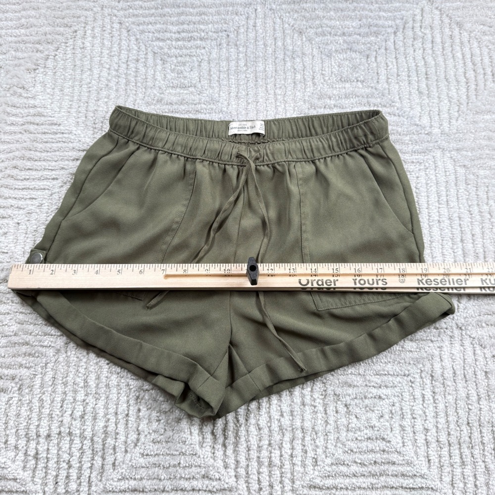 Abercrombie & Fitch Shorts Womens XS Green Utility Cuffed Safari Gorpcore 1F5799 - Picture 4 of 11